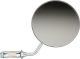 Rétroviseur rond d'embout de guidon, droit, inox