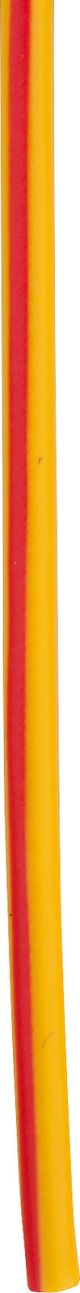 CÂBLE, 1 mètre 0.75qmm jaune-rouge (câble jaune avec ligne rouge)
