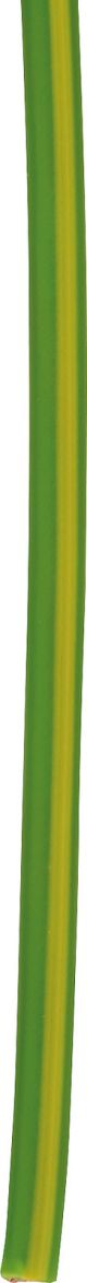 CÂBLE, 1 mètre 0.75qmm vert-jaune (câble vert avec ligne jaune)