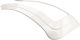 Front Fender Extension Clean White, with original mounting holes, suitable for fender item 50783-XX, rivet set see item 50792