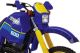 Front Fender Extension Profound Blu, with original mounting holes, suitable for fender item 50783-XX, rivet set see item 50792