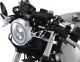 'Capsule' LED Headlight 4.5'/120mm, chrome, e-approved, dim. approx. 135x100mm, parking light (angel-eye), low beam and high beam, mounting on side