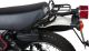 Mini Luggage Rack, stainless steel black, with brackets and mounting hardware, luggage area 23x15cm, suitable for the short seat (-'79 and '80-) ONLY