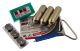 Kit réparation crevaison pour pneus Tubeless (sans chambre), 4 cartouches de CO2 et embout de gonflage inclus (TipTop)