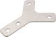 Fender Connector Repair Plate, connects e.g. SR500 inner mudguard and fender if a bracket of the inner fender is defective, aluminium