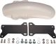 Garde-boue avant JvB-moto 'D-Track', supports en alu (ABS plastique blanc brillant)