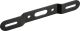 License Plate Bracket, analogue to the original part but suitable for the current 180mm wide Euro license plates, stainless steel black