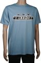 T-shirt 'KEDO', taille S, bleu ciel (180g, coton), 100% coton