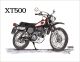 Poster by Ingo Löchert, 'XT500 1989', impression de qualité sur papier poster satiné. Taille env. 295x380mm