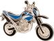 Pins XT660X, bleu