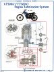 Poster Vintage 'Circuit d'huile TT/XT500C', env. 56X74cm