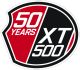 Sticker 50 Years of XT500, side cover motif, dimensions approx. 70x60 mm, 1 piece