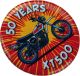 50 Years XT500 Button, diameter 38mm, 1 piece
