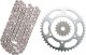 Kit chaîne à joints toriques 16/46, RK520XRE, 112 maillons, ouverte avec 2 attaches (rivet, clip)