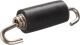 Exhaust Tension Spring, universal, stainless steel, 60mm, 15mm diameter, 2,5mm wire, silicone sheath heat-resistant