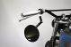 Mirror Mount 'Upside-Down', aluminium, innovative mounting position - improved visibility, for 22mm handlebar, M10x1,25 mirror thread, width 16mm