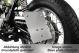 Lateral Licence Plate Bracket, incl. e-approved lighting and reflector, aluminium plate for Euro licence plates 180x200mm