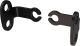 Front Indicator Bracket, 1 pair, stainless steel black coated, suitable for mini and LED indicators with M6 or M8 bolts, suitable for lower yoke