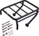 Mini Pannier Rack, Stainless Steel, Wrenchmonkees/GibbonSlap-Style, black-coated, incl. Mounting Material, Size 245x180mm