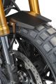 Garde-boue avant alu Wrenchmonkees 'Monkeebeast', supports inox, époxy noir, compatible pneus taille d'origine
