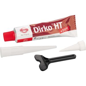 Pâte à joint Dirko HAT, rouge (-60 à +280°C, pointe à +315°C), 70 ml, avec applicateur