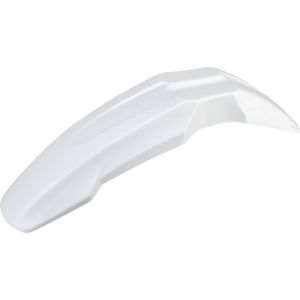 Garde boue avant supermotard UFO, blanc, ventilé.