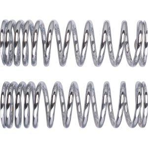 Ressorts de rechange pour amortisseurs YSS, la paire, chrome, pour pilote de moins de 70kg. Homologué