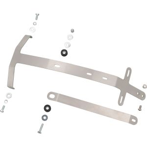 TT License Plate Bracket, stainless steel, incl. mounting material (extensions: number plate tray item. 50149, turn signal bracket item 63003)