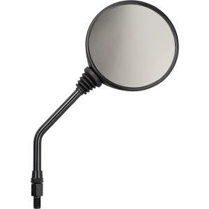 Right-hand mirror, black, including adapter for M10x1.25 left-hand thread, e-approved, mirror surface diameter 115 mm, replaces 5CH-F6290-00