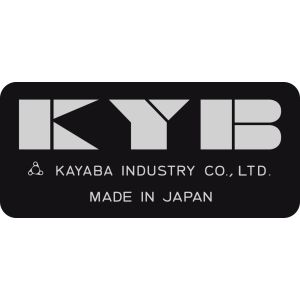 Autocollant 'Kayaba', taille 27x12mm (pour amortisseurs SR500 et fourreau de fourche gauche XT500/SRX600). Pièce