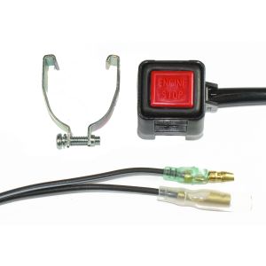 Coupe circuit, cable de 75cm, pour motos à CDI, (bouton: env. 20x22mm, corps: env. 24x28mm)