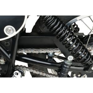 Carter de chaîne KEDO, mini (époxy noir mat), accessoires de montage inclus. Silentbloc (M5) voir l'article 29454