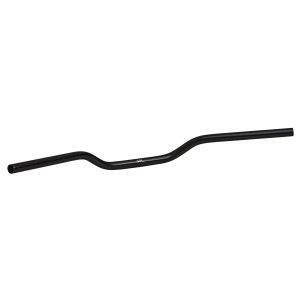Guidon alu 'JvB-moto', noir, largeur 760mm, diam. fixation standard 22mm, diam. poignées 22mm, homologué TÜV