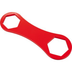 KEDO Double Ring Spanner SW24/27mm, aluminium, travel tool for fuel petcock strainer & timing chain tensioner cap, fits in OEM toolbox