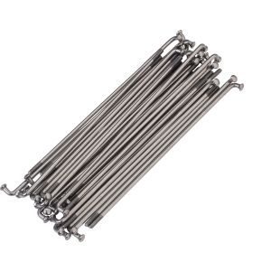 Flattrack 19' Speichen-Set Edelstahl, vorne, OHNE Speichennippel (Speichennippel nach Bohrung in Felge bestellen, siehe Art. 31204/31205/31206)