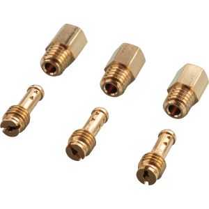 Fine-tuning Kit for MikuniVM36 Carburetor, 3x main jet, 3x pilot jet (original Mikuni jets) + instructions