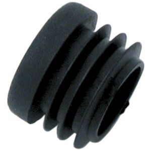 Bouchons d'embout de guidon, 22/18mm, noir lisse, pièce