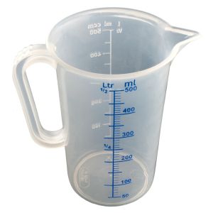 Doseur gradué 500ml, transparent