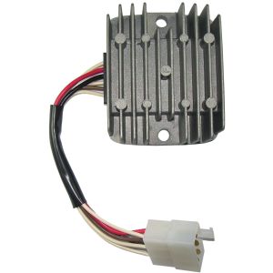 Régulateur 12V, refabrication (connexion comme OEM, nécessite l'adaptateur 41655 pour le montage sur les goujons originaux / boîtier de piles)