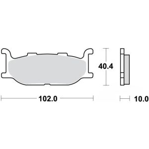Plaquettes de frein TRW-LUCAS, métal fritté, avant droit, la paire (homologué)