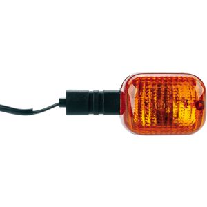 Replica Indicator, front/left or rear/right, 12V bulb 10W BA15S, screw connection as OEM, rigid indicator arm, 1 piece