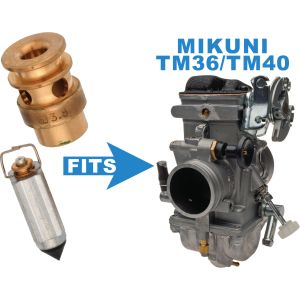 Pointeau + siège, carburateur TM, taille 3.8 (MIKUNI)