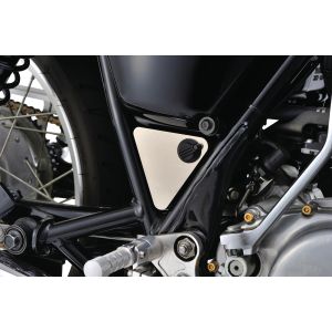 Cover Plate for Tool Box, stainless steel with adhesive pads, new look instead of old plastic