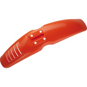 Garde boue avant KEDO, modèle court et ventilé, 'El Toro Orange', refabrication (pré-percé)