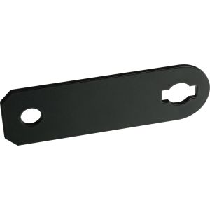 Support de klaxon, refabrication en inox époxy noir, par ex. pour klaxons art.41549 (6V) et 41253 (12V)