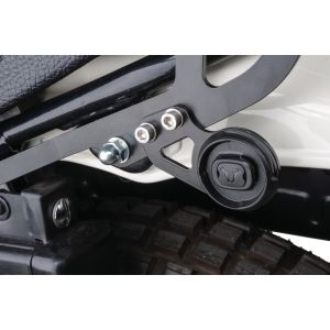 Additional Support for SW-Motech Bag with T-Lock Closure Item 60730, stainless steel black, on left side of luggage rack item 60084(S) or 60085(S)