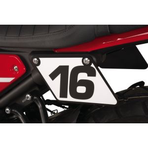 Decal for Mini Start Number Plate, for left side of vehicle, white, 1 piece, suitable number stickers see item 30032M