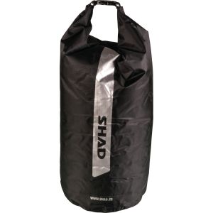 Drybag / Pack Roll, 8l, black, waterproof, size approx. 30x16cm, durable nylon material, for minimal luggage