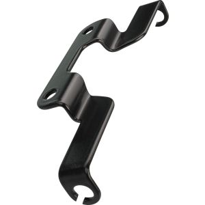 Indicator Bracket Stainless Steel Black Coated, 150mm wide, achieves 180mm distance between indicators with standard mini indicators