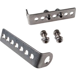 Kit support de clignos inox, compatible avec le support de plaque 63020/62023 et des clignos à pas de 10mm